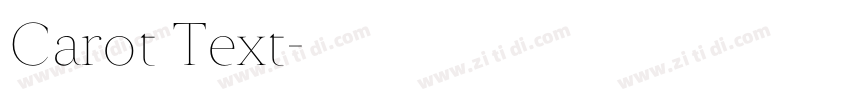 Carot Text字体转换 Carot Text字体转换